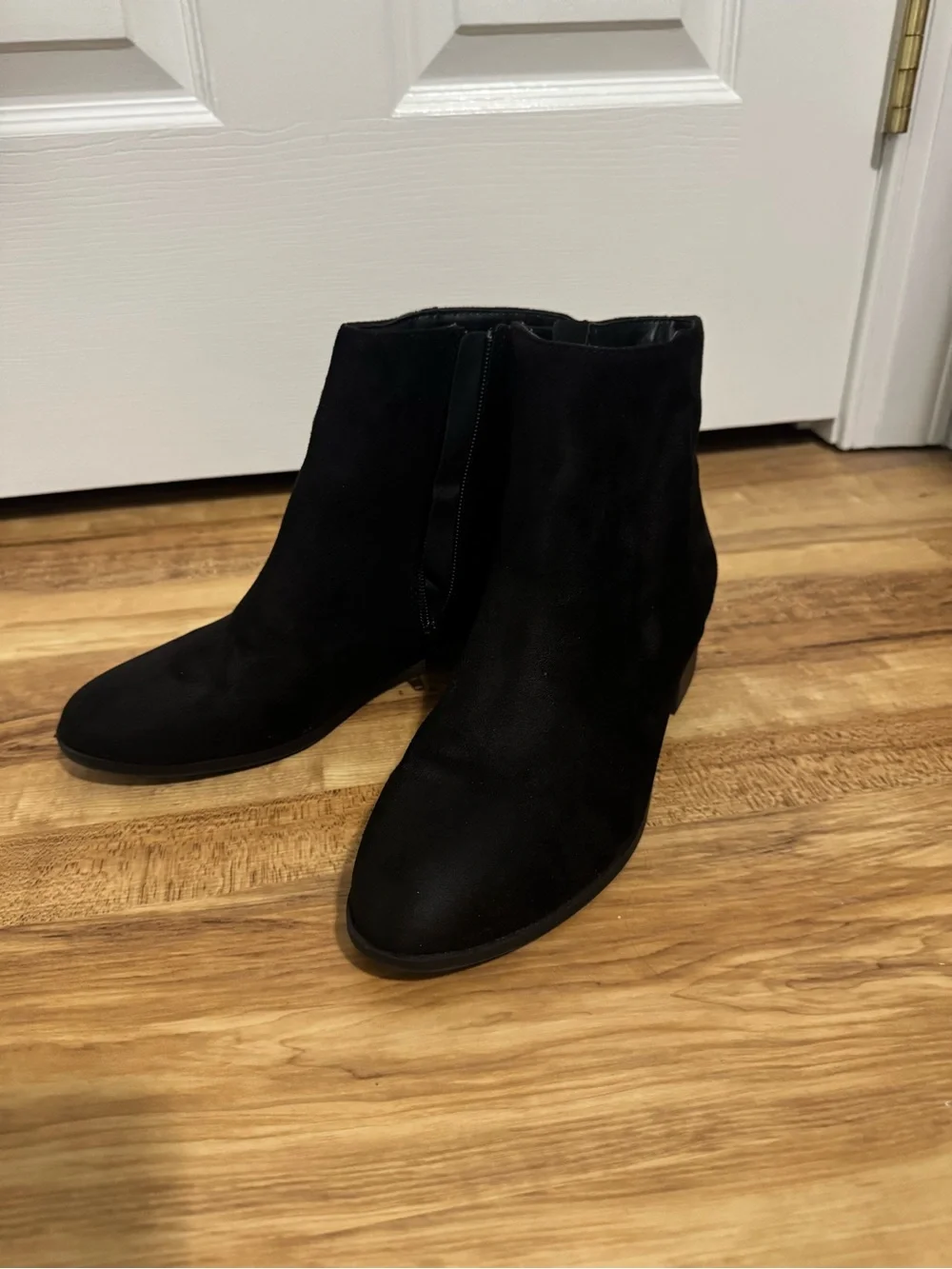 Women’s Black Suede Ankle Boots